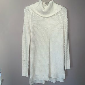 Maternity cowl neck sweater